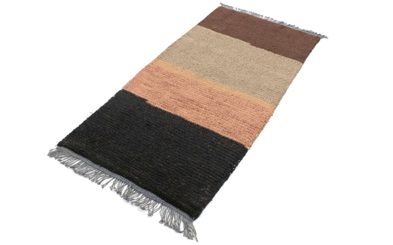 Nepal Teppich 140 x 70 cm - mehrfarbig