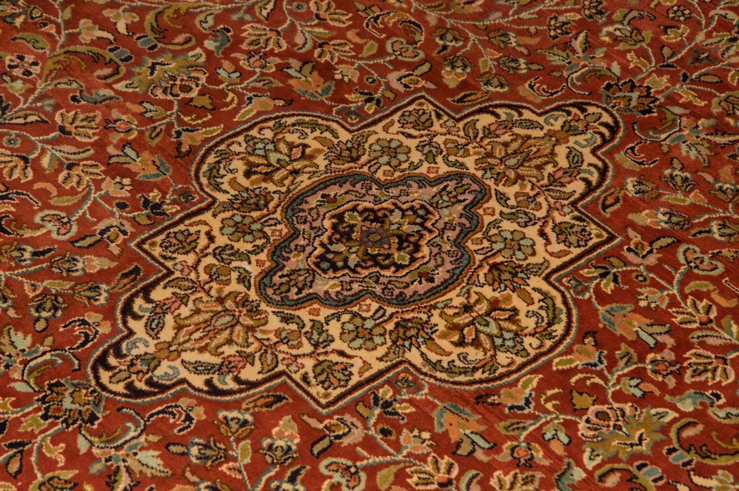 Seidenteppich - Kaschmir Seide 244 x 168 cm Teppich Wohnzimmer