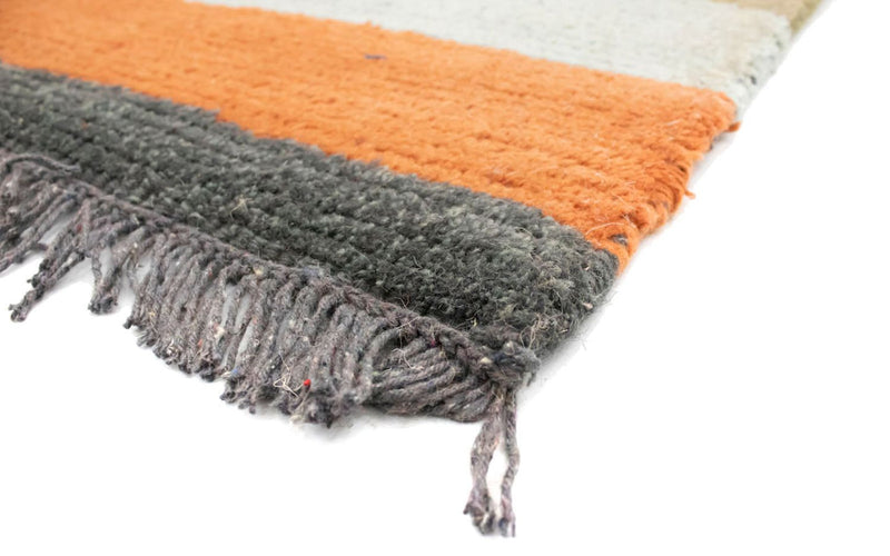 Nepal Teppich 140 x 70 cm - mehrfarbig