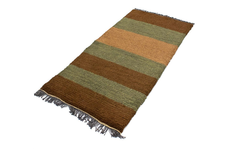 Nepal Teppich 140 x 70 cm - mehrfarbig