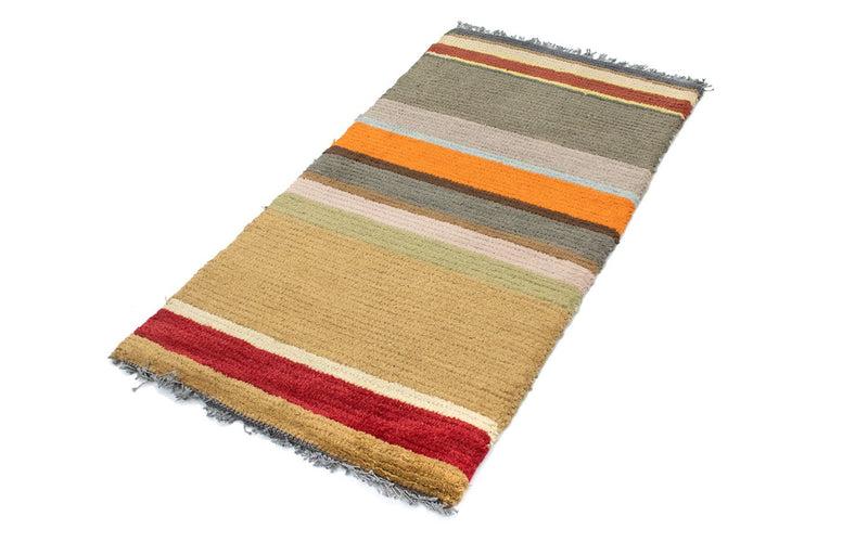 Nepal Teppich 140 x 70 cm - mehrfarbig