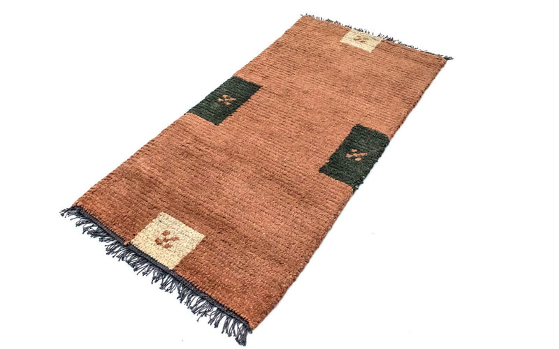 Nepal Teppich 140 x 70 cm - mehrfarbig