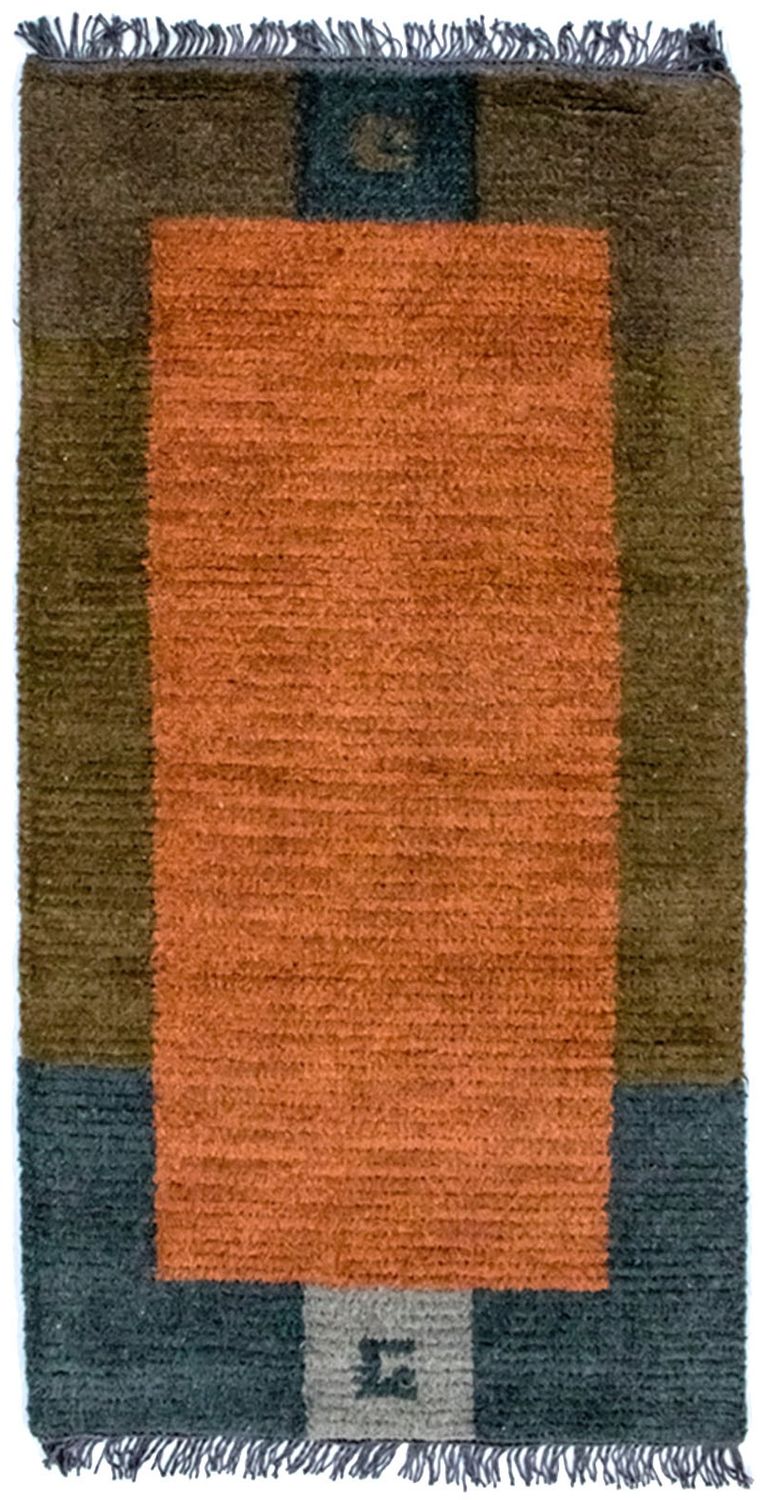 Nepal Teppich 140 x 70 cm - mehrfarbig