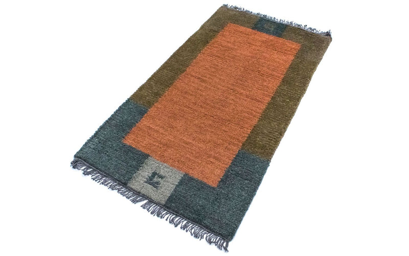 Nepal Teppich 140 x 70 cm - mehrfarbig