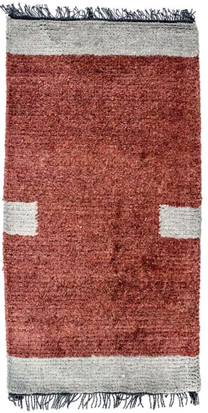 Nepal Teppich 140 x 70 cm - mehrfarbig