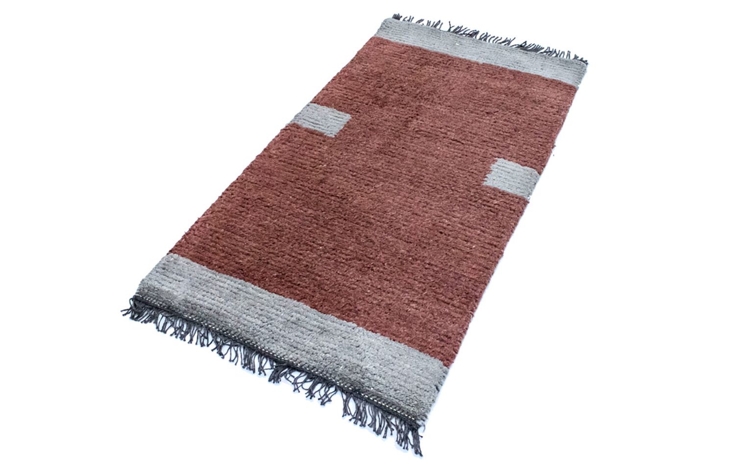 Nepal Teppich 140 x 70 cm - mehrfarbig