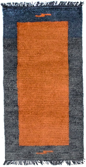 Nepal Teppich 140 x 70 cm - mehrfarbig