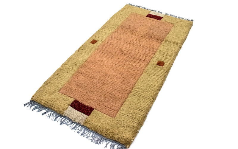 Nepal Teppich 140 x 70 cm - mehrfarbig
