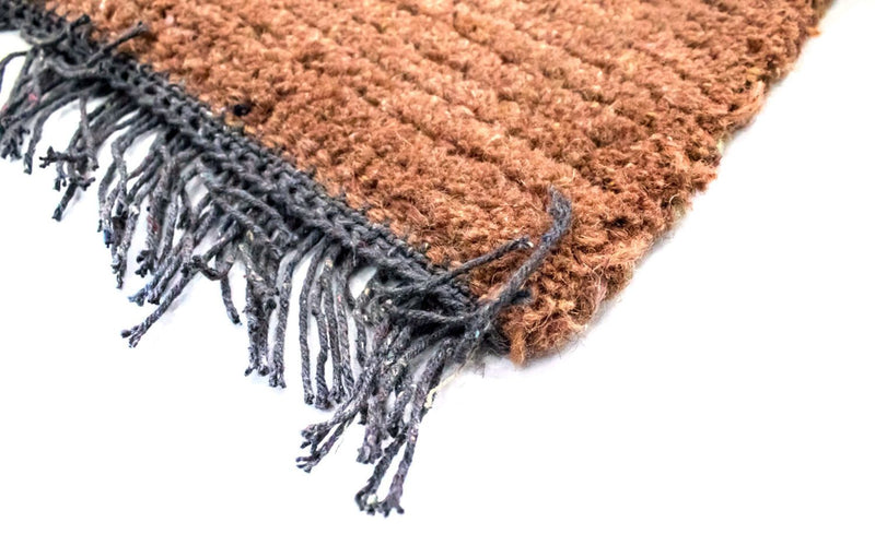 Nepal Teppich 140 x 70 cm - braun
