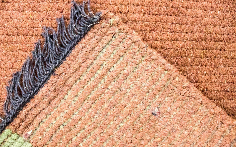 Nepal Teppich 140 x 70 cm - braun