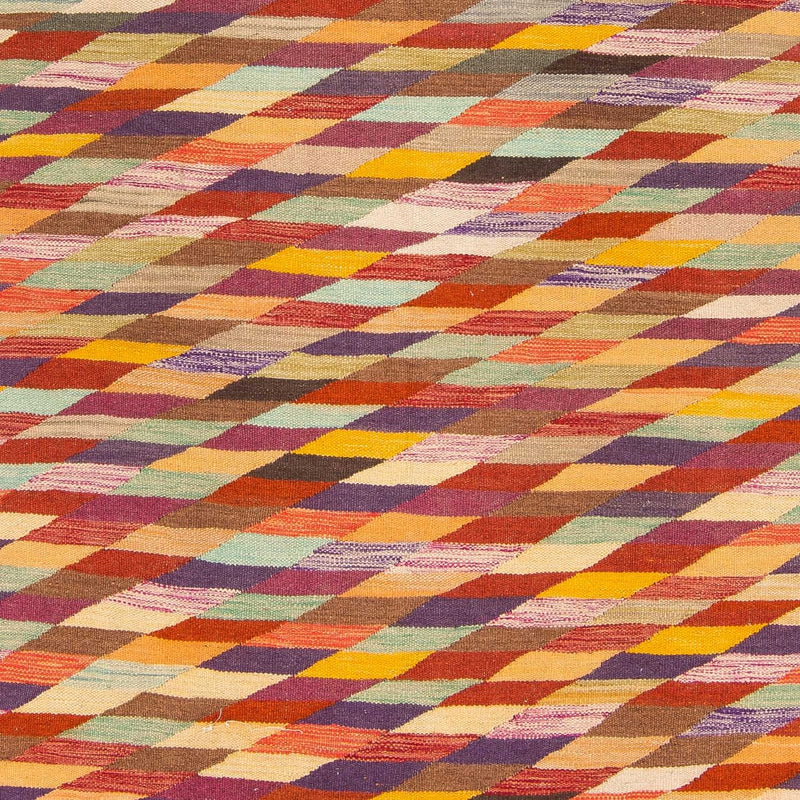 Kelim Teppich - Trendy 215 x 166 cm - mehrfarbig