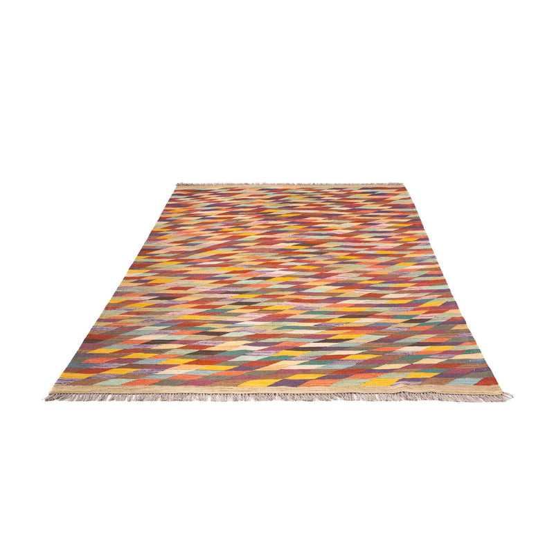 Kelim Teppich - Trendy 215 x 166 cm - mehrfarbig