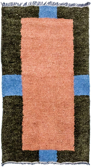 Nepal Teppich 140 x 70 cm - mehrfarbig