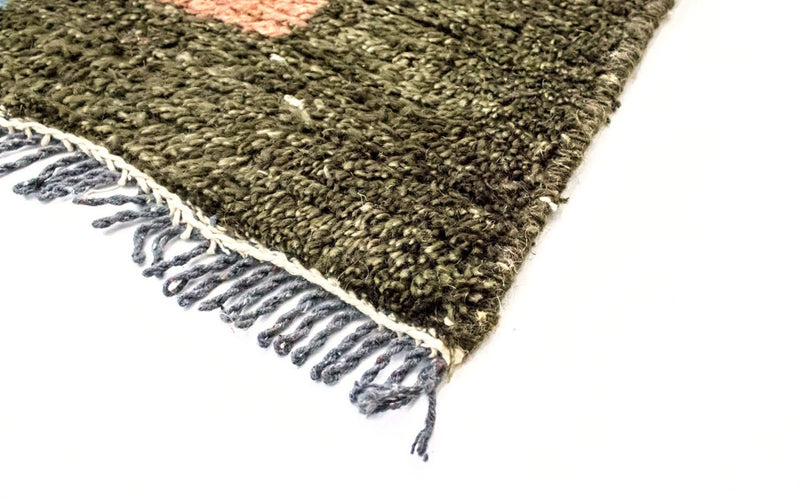 Nepal Teppich 140 x 70 cm - mehrfarbig