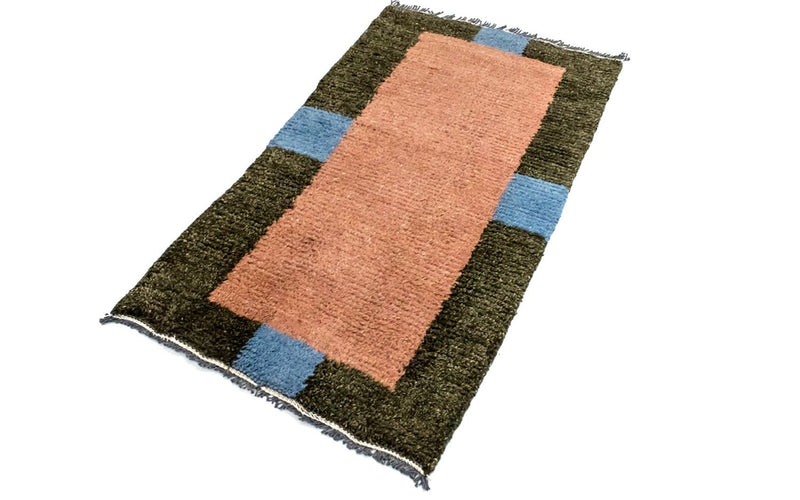 Nepal Teppich 140 x 70 cm - mehrfarbig