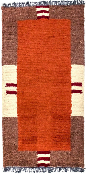 Nepal Teppich 140 x 70 cm - mehrfarbig
