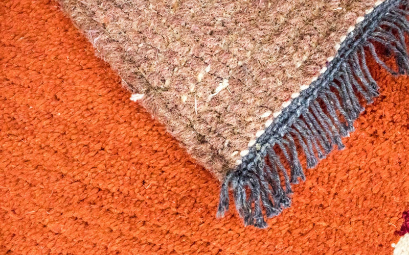 Nepal Teppich 140 x 70 cm - mehrfarbig
