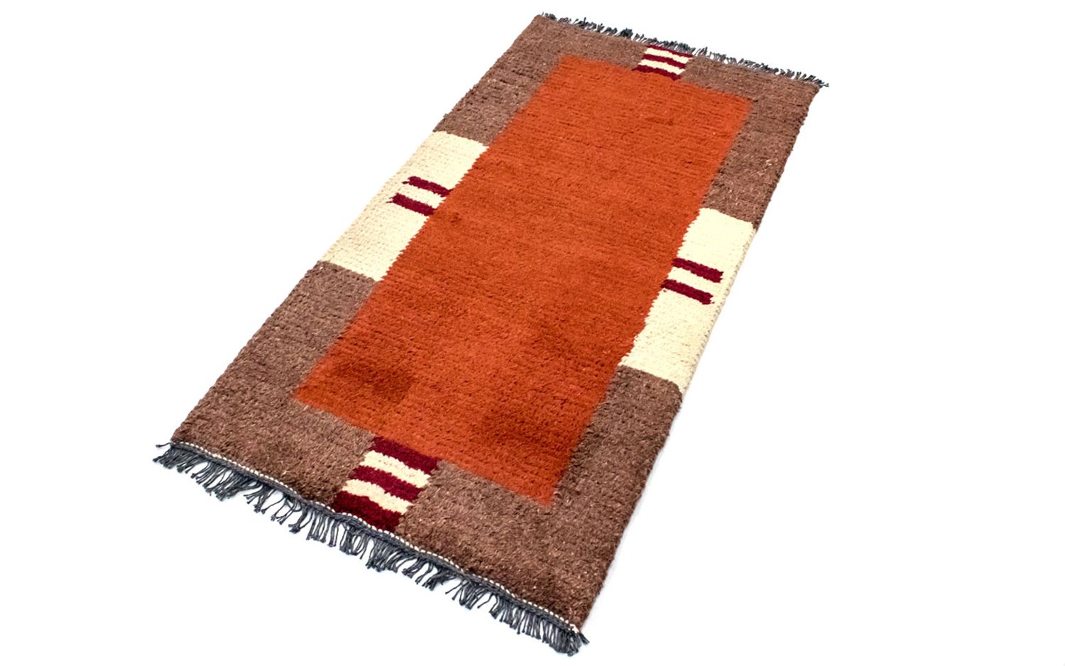 Nepal Teppich 140 x 70 cm - mehrfarbig