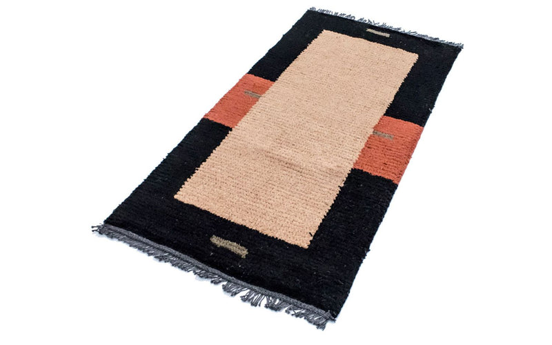 Nepal Teppich 140 x 70 cm - mehrfarbig