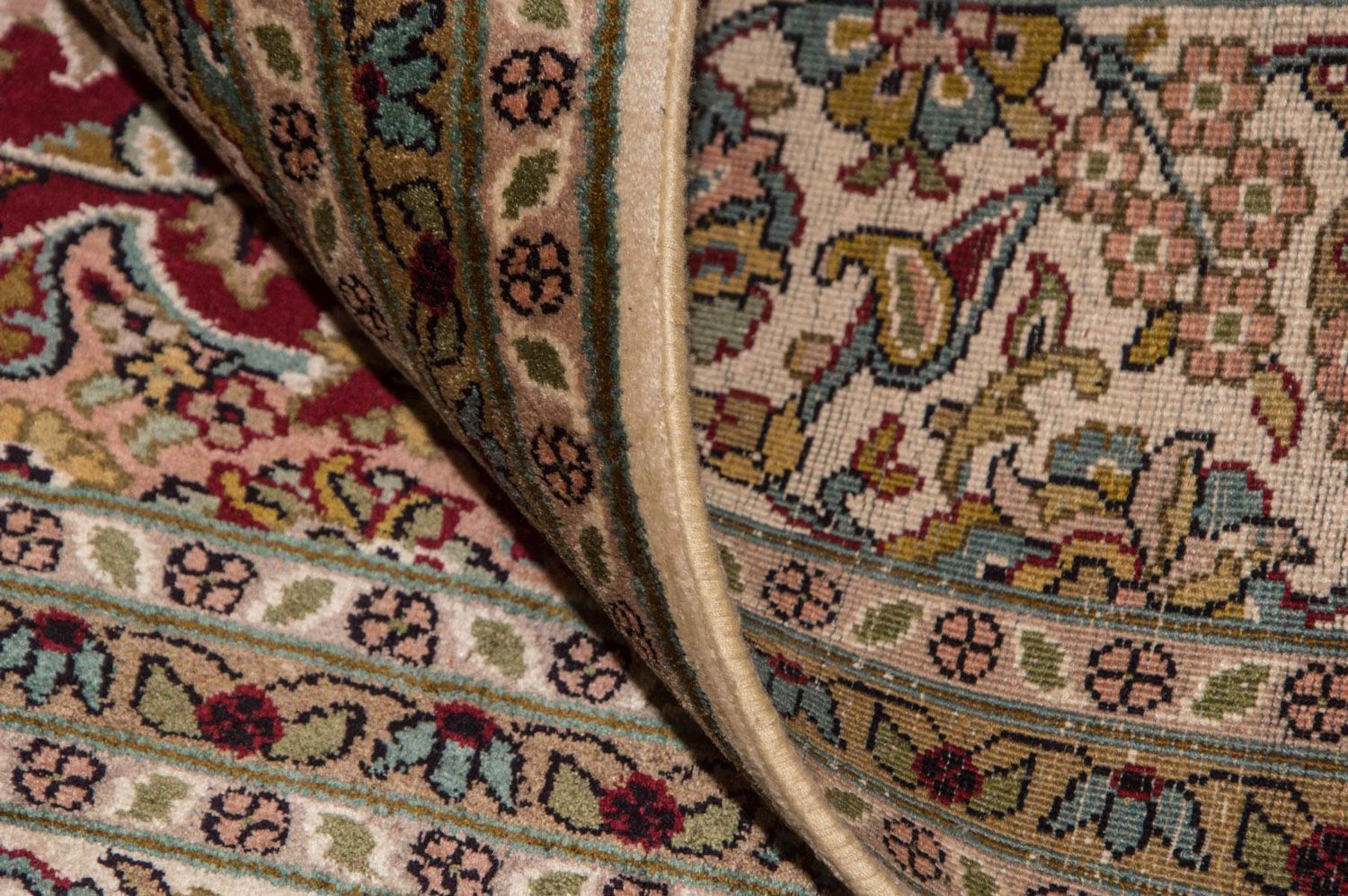 Seidenteppich - Kaschmir Seide 218 x 157 cm Teppich Wohnzimmer