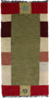 Nepal Teppich 140 x 70 cm - grün