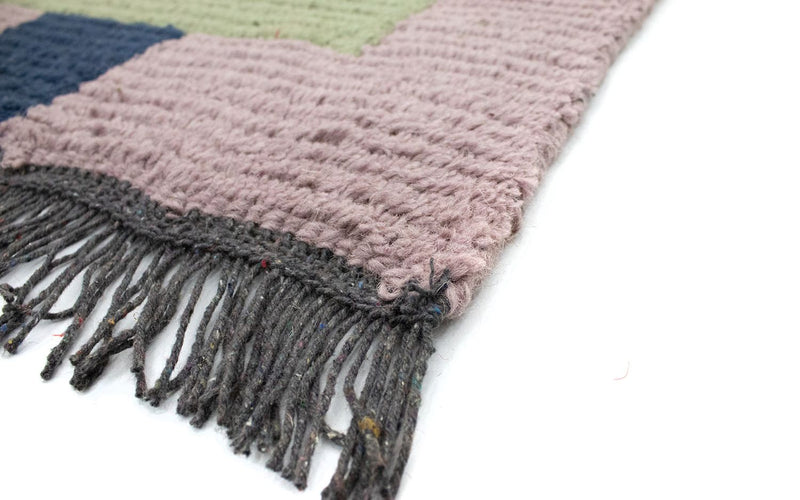 Nepal Teppich 140 x 70 cm - mehrfarbig