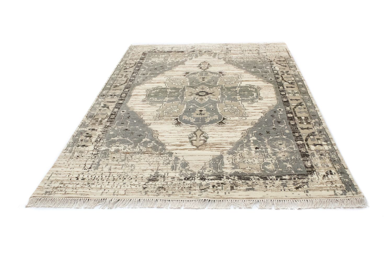 Designer Teppich 236 x 166 cm Wohnzimmer Teppich