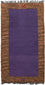 Nepal Teppich 140 x 70 cm - lila