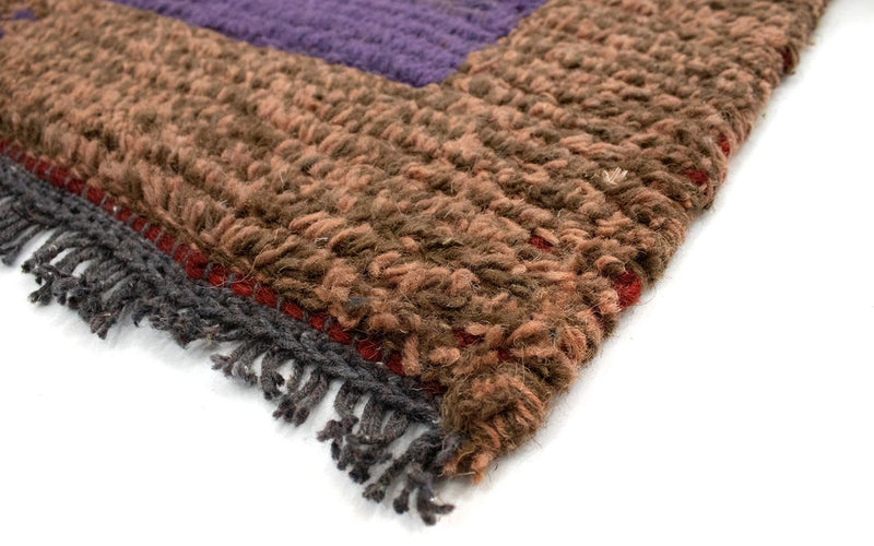 Nepal Teppich 140 x 70 cm - lila