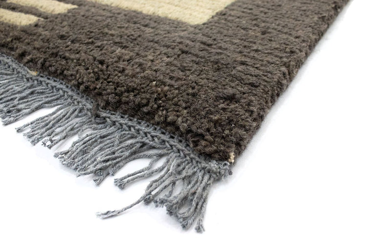 Nepal Teppich 140 x 70 cm - beige