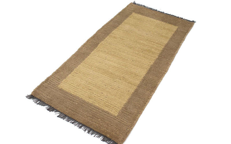 Nepal Teppich 140 x 70 cm - beige