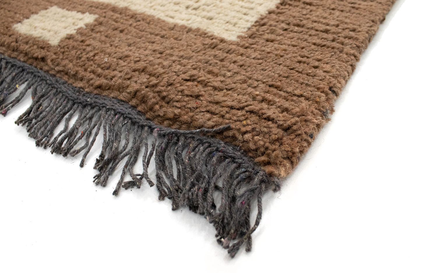 Nepal Teppich 140 x 70 cm - beige