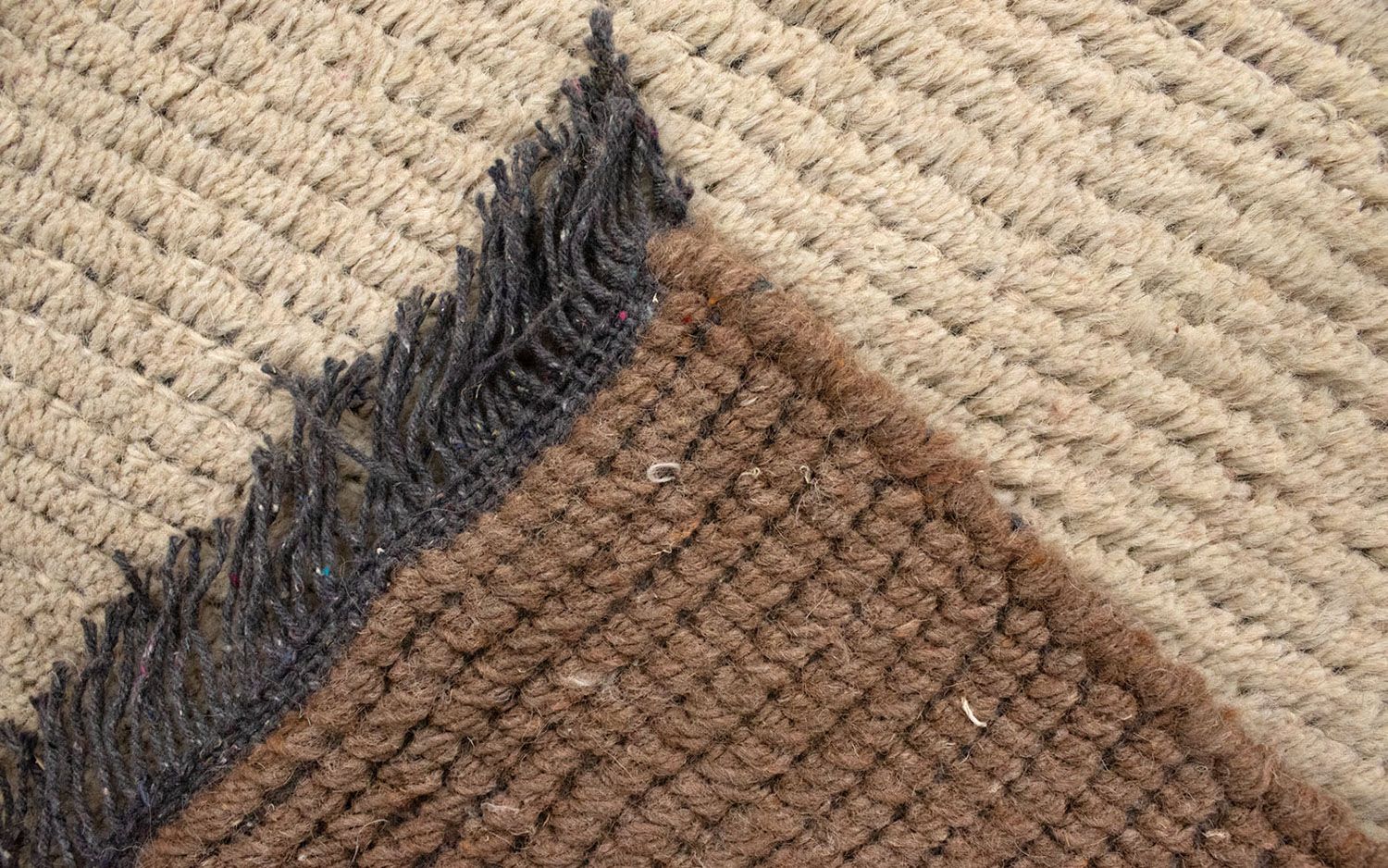 Nepal Teppich 140 x 70 cm - beige