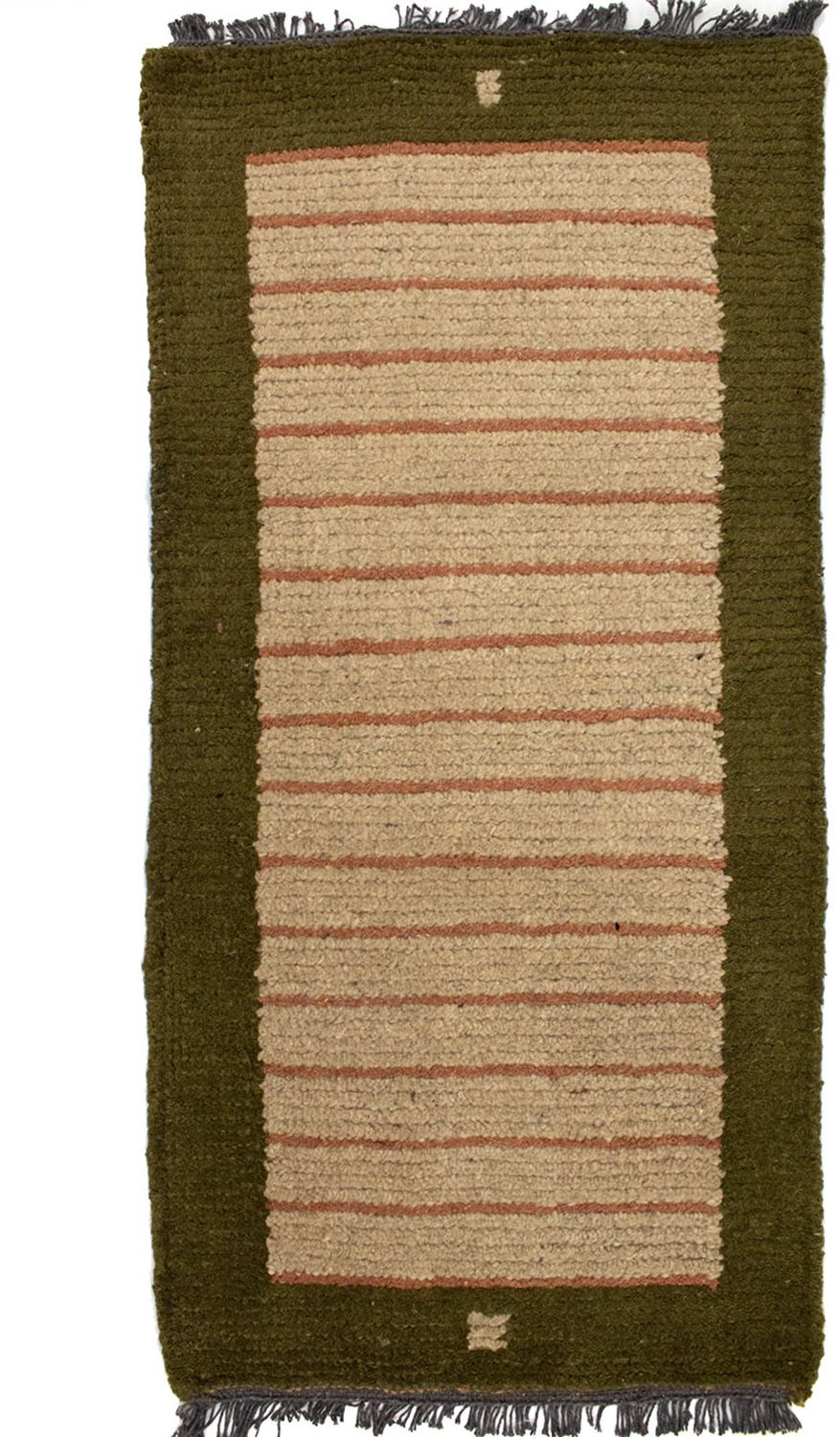 Nepal Teppich 140 x 70 cm - beige