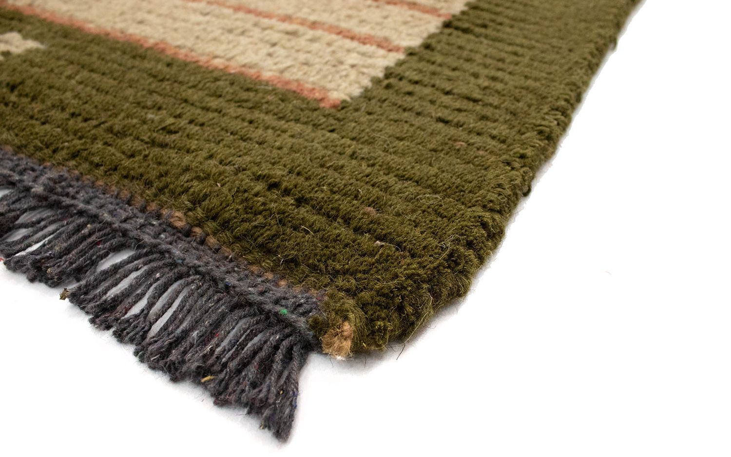 Nepal Teppich 140 x 70 cm - beige