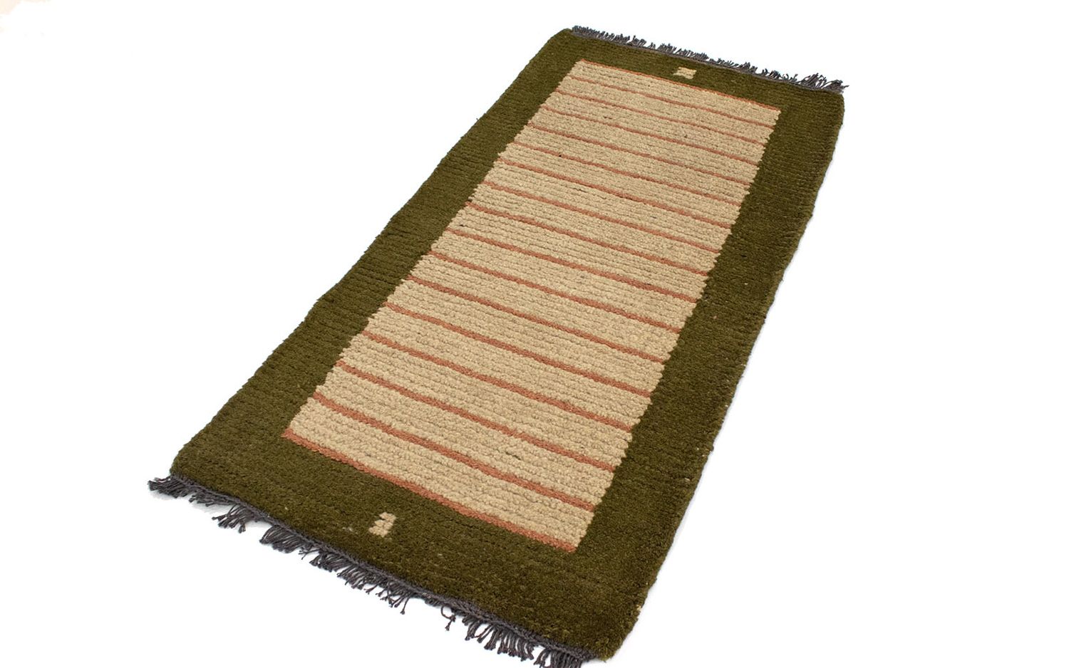 Nepal Teppich 140 x 70 cm - beige