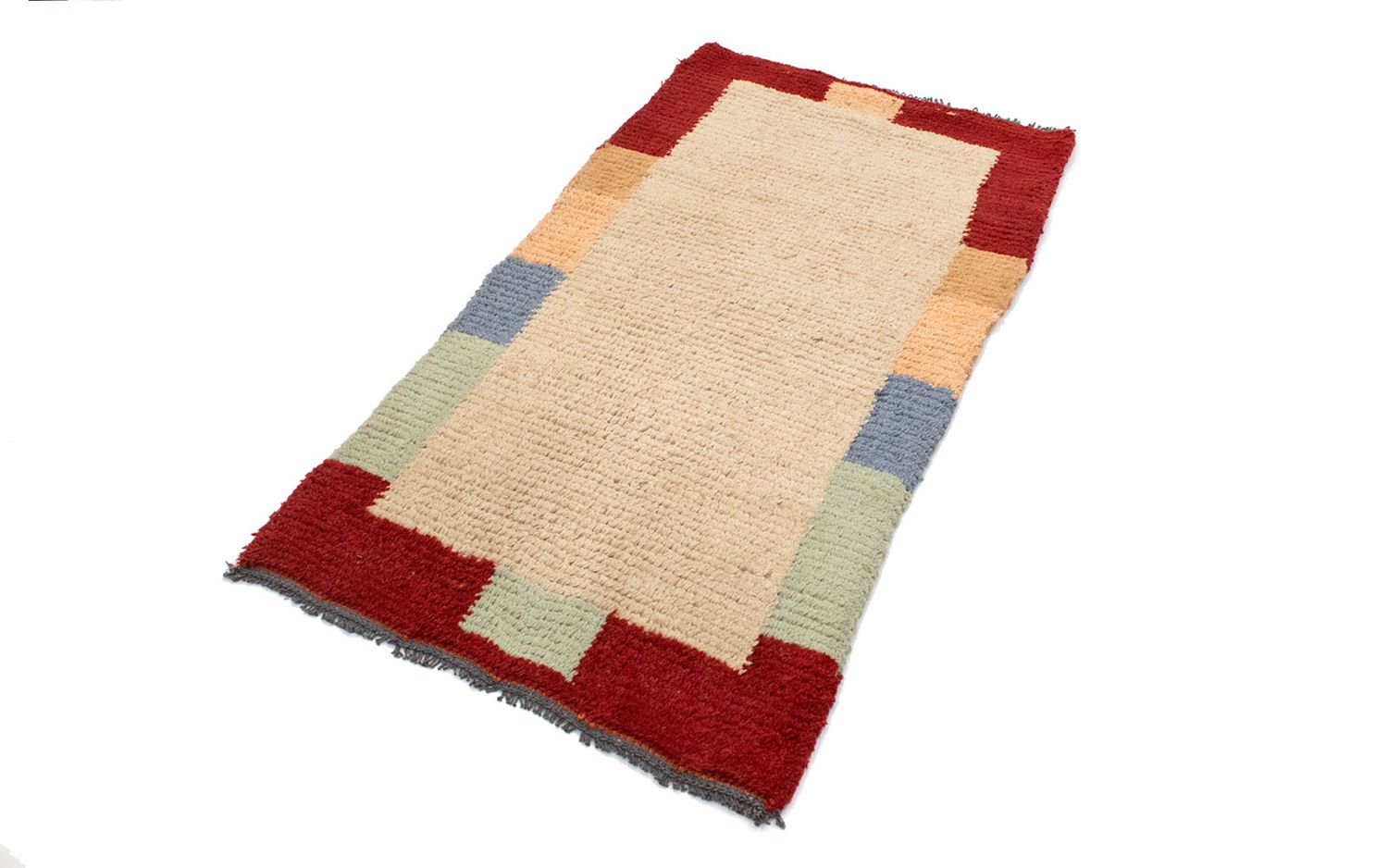 Nepal Teppich 140 x 70 cm - beige
