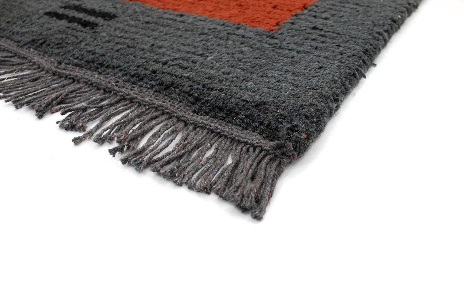 Nepal Teppich 140 x 70 cm - rot