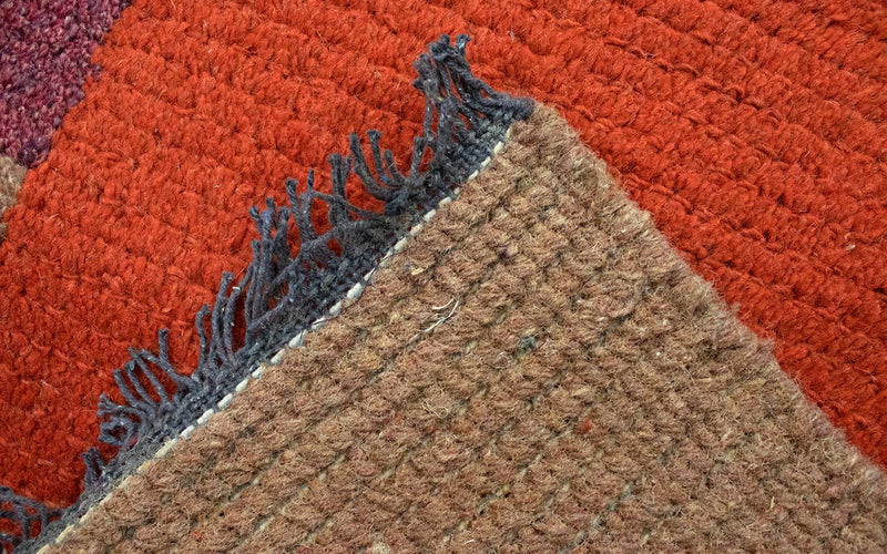 Nepal Teppich 140 x 70 cm - rot