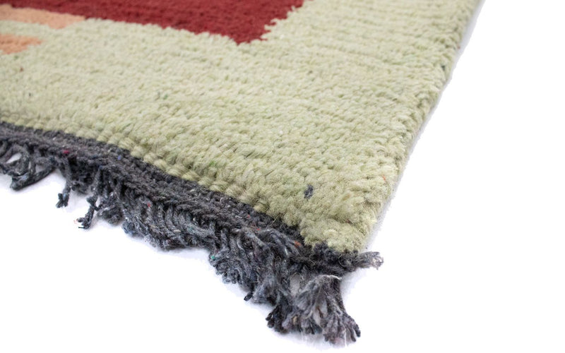 Nepal Teppich 140 x 70 cm - rot