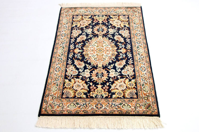 Seidenteppich - Kaschmir Seide 98 x 63 cm Fußmatte