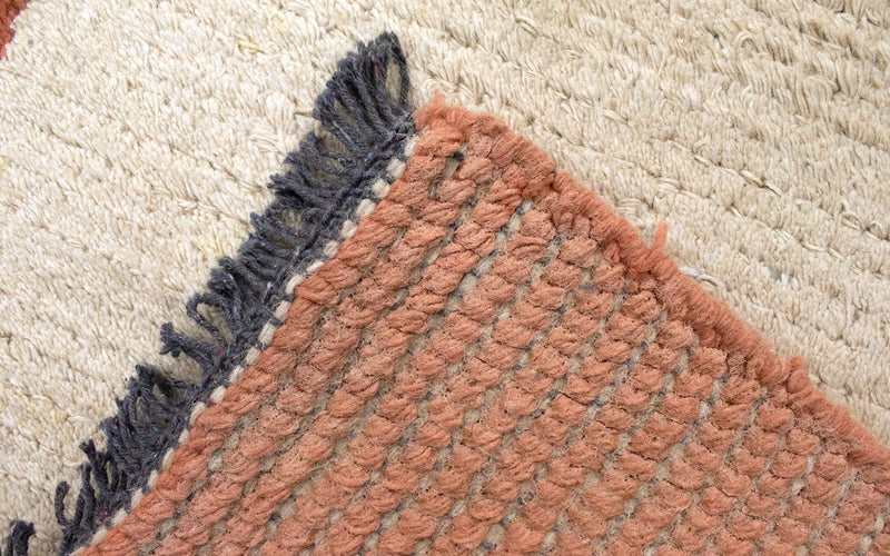 Nepal Teppich 140 x 70 cm - beige