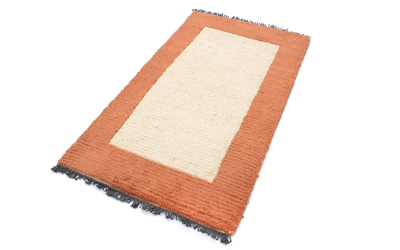 Nepal Teppich 140 x 70 cm - beige