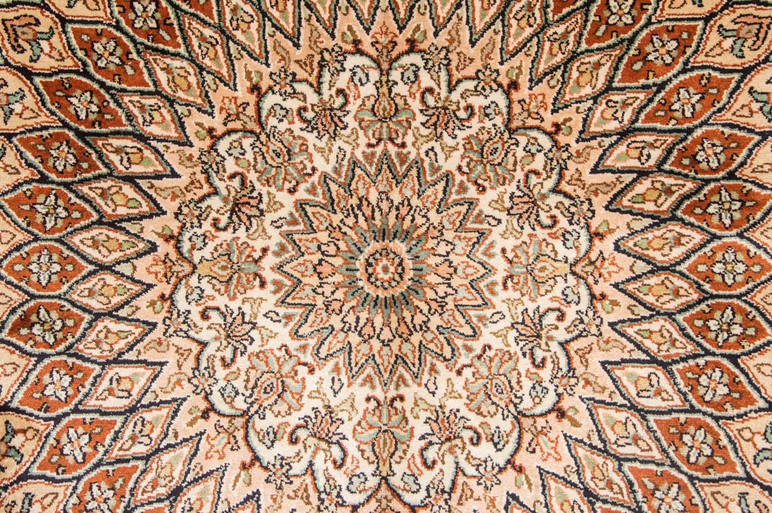 Seidenteppich - Kaschmir Seide 194 x 120 cm Teppichbrücke