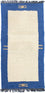 Nepal Teppich 140 x 70 cm - beige