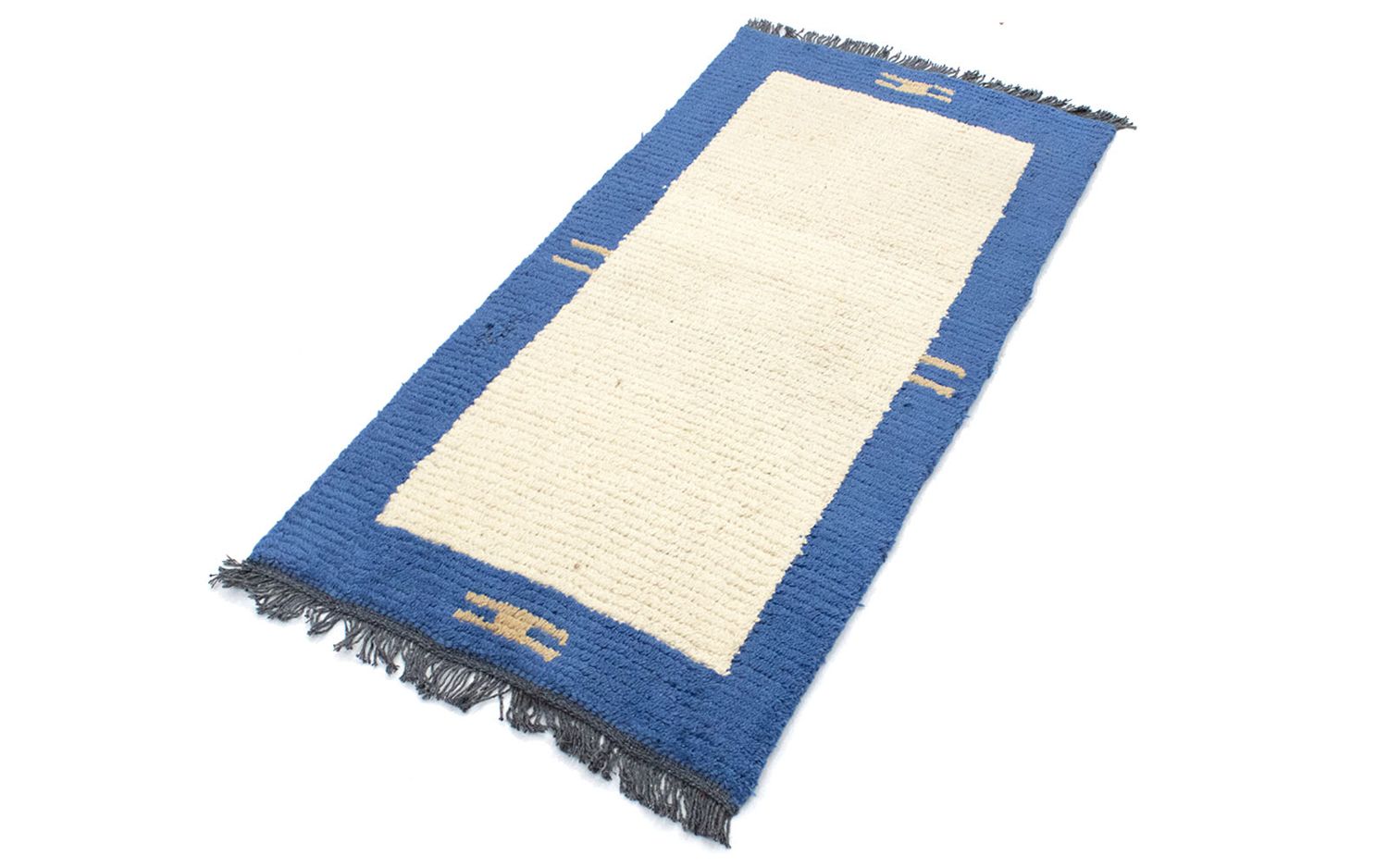 Nepal Teppich 140 x 70 cm - beige