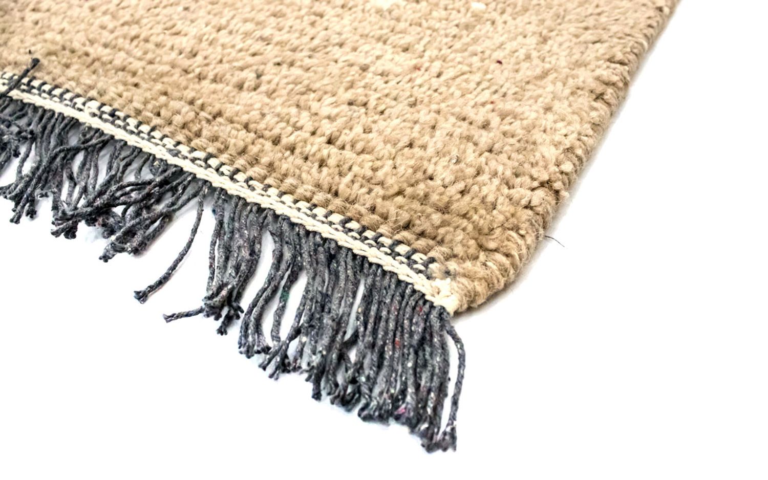Nepal Teppich 140 x 70 cm - beige