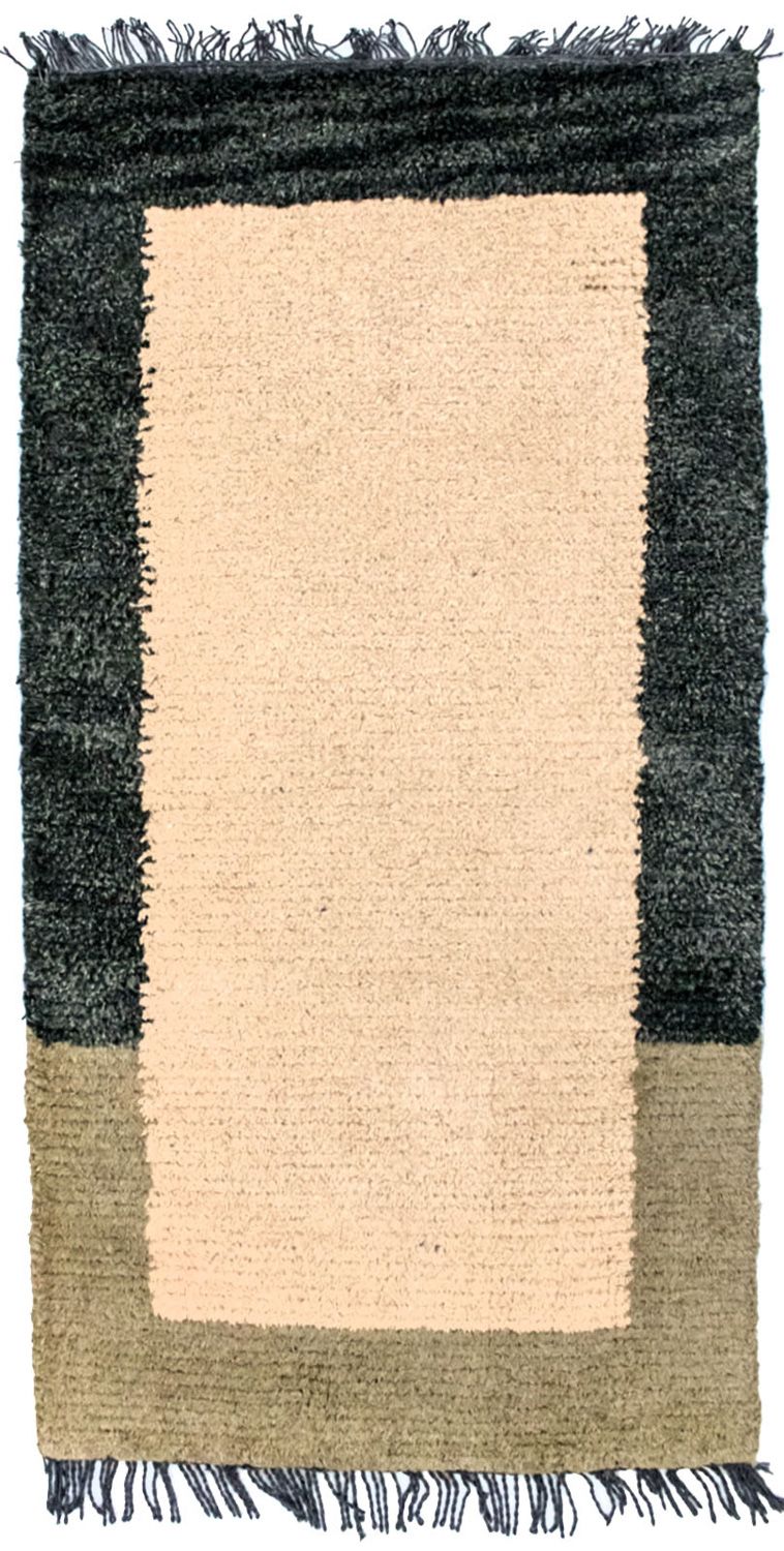 Nepal Teppich 140 x 70 cm - beige