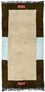 Nepal Teppich 140 x 70 cm - beige