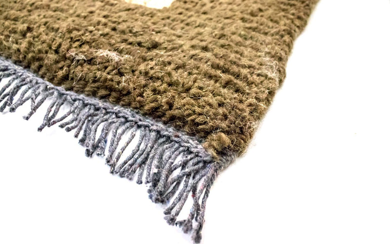 Nepal Teppich 140 x 70 cm - beige